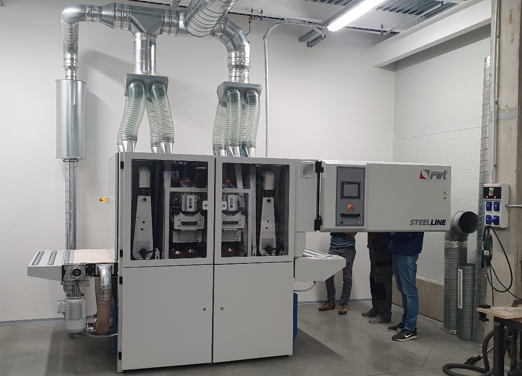 Instalace odjehlovacího stroje BSM 1100 RDDR v Brně