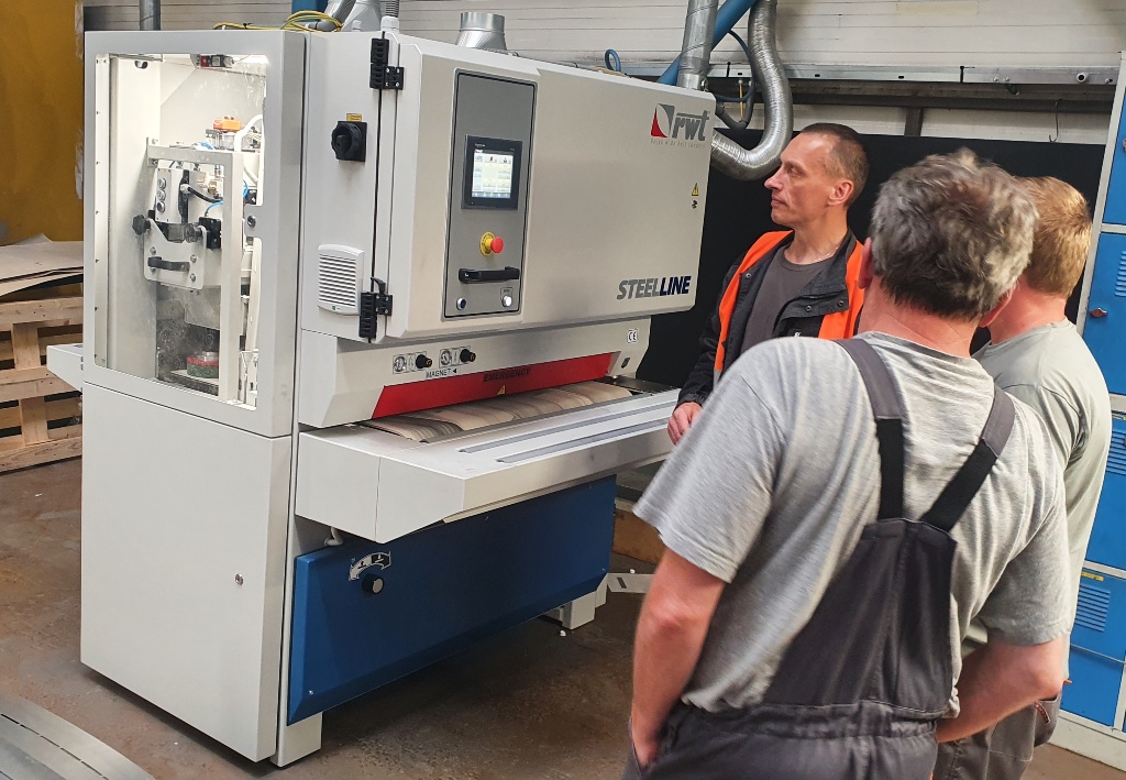 Instalace stroje BSM 1100 RD v Jihočeském kraji