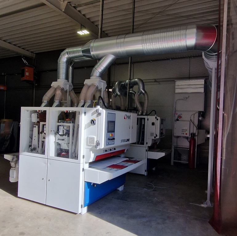 Instalace 2 odjehlovacích a brousících strojů BSM 650 RDDR a 1300 RDDR ve Středočeském kraji
