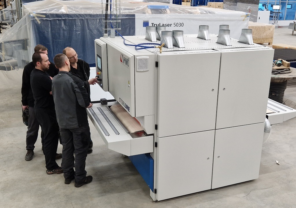 Instalace odjehlovacího stroje BSM 1100 RDDR v Olomouckém kraji