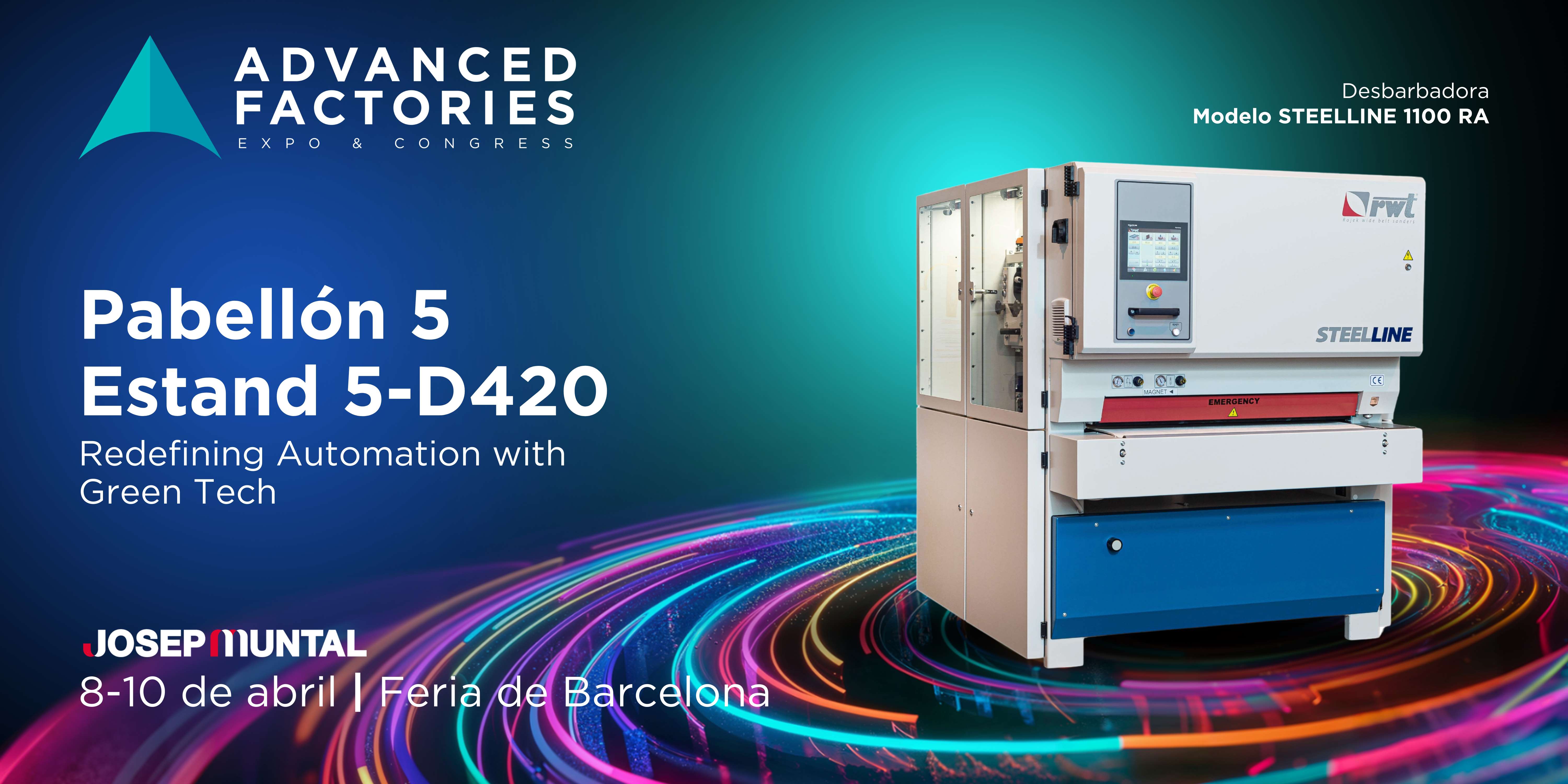 Veletrh ADVANCED FACTORIES Barcelona (8.-10.4.2025)