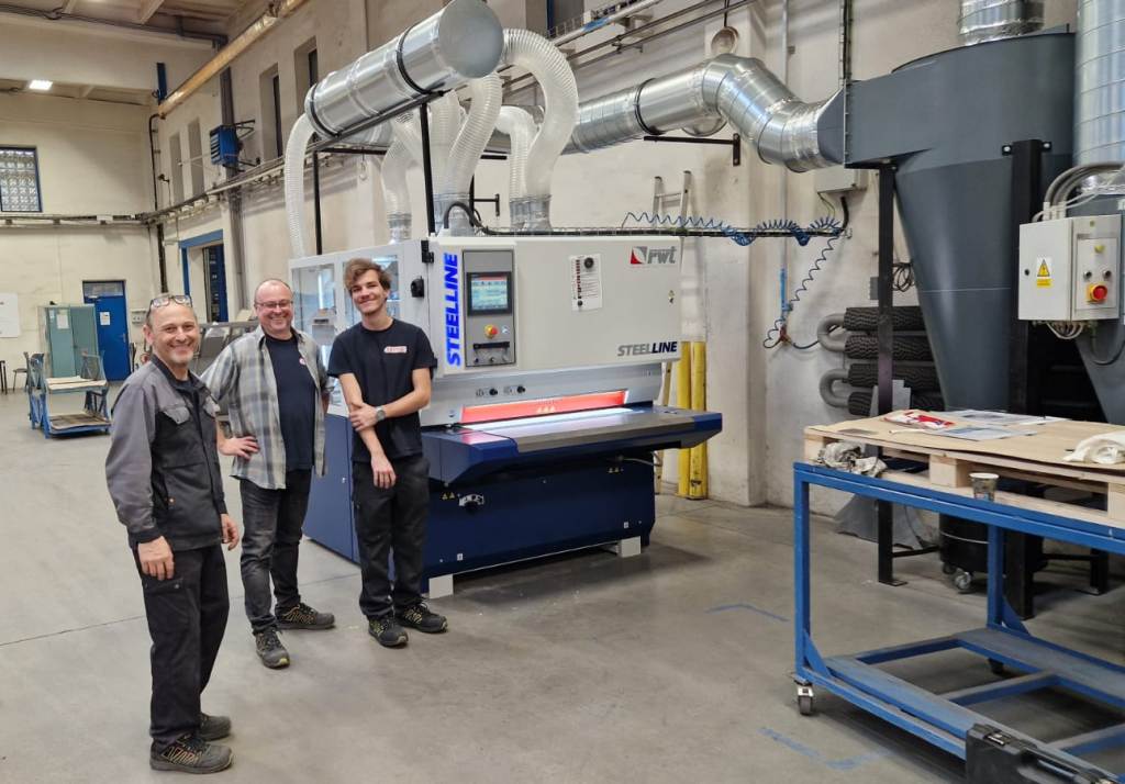 Instalace odjehlovacího stroje BSM 1100 RDA v Královehradeckém kraji
